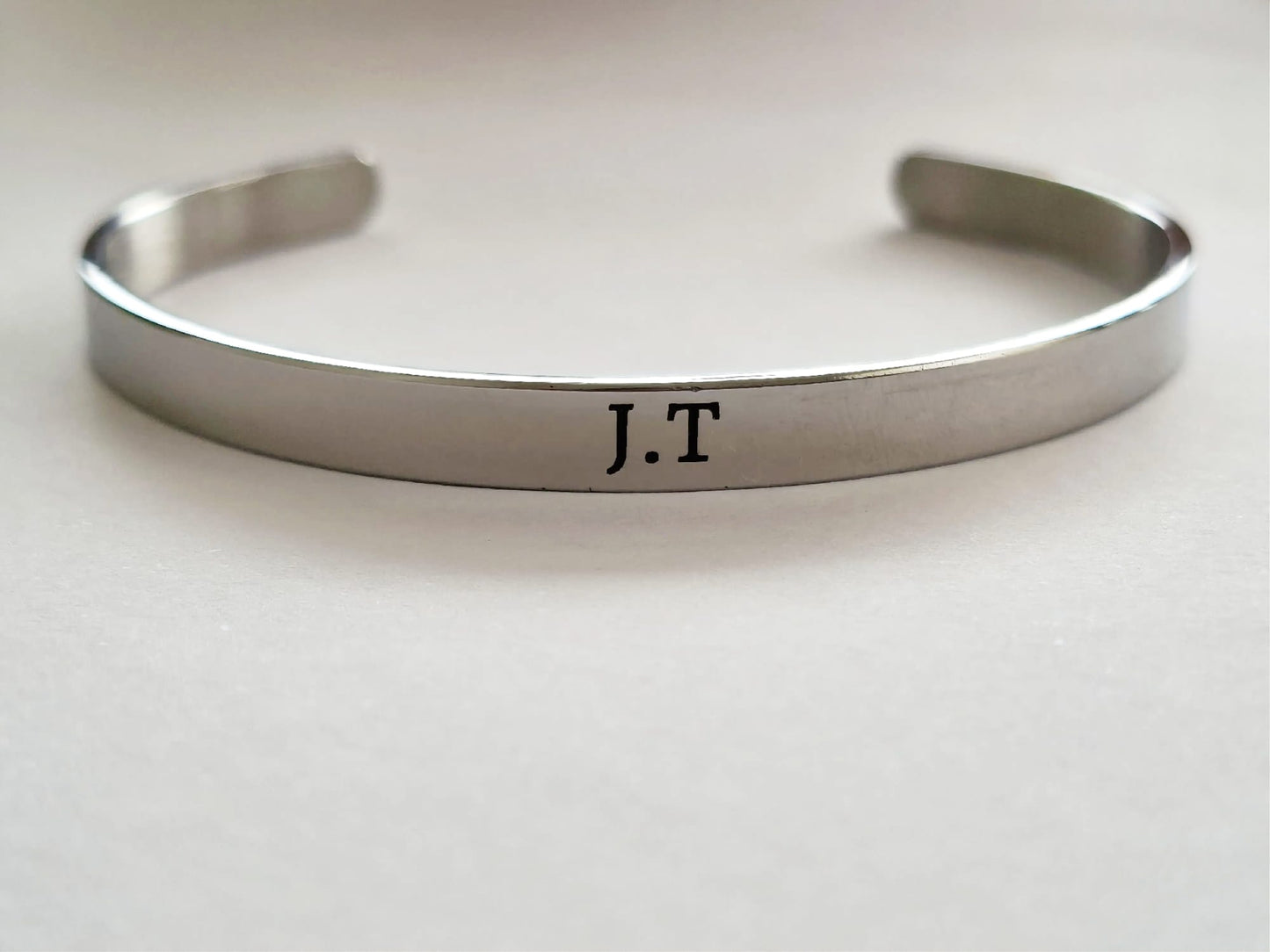 Brazalete Personalizado para hombre en Acero Inoxidable
