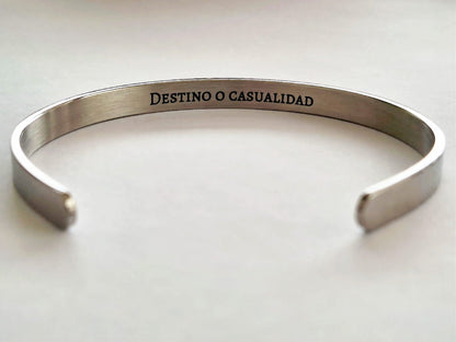 Brazalete Personalizado para hombre en Acero Inoxidable
