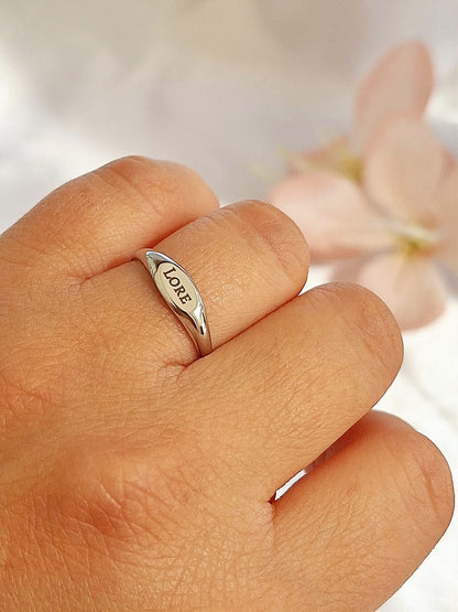 Anillo personalizado
